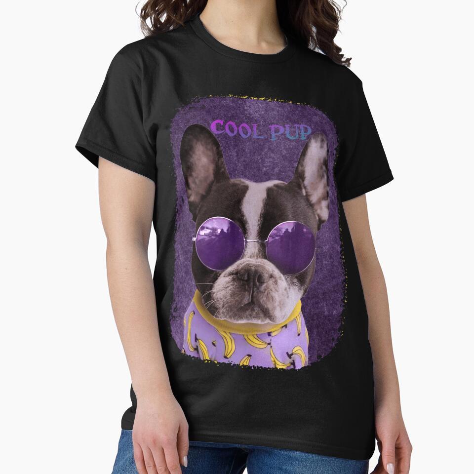 Cute Dog Wearing Sunglasses by Xhevahir