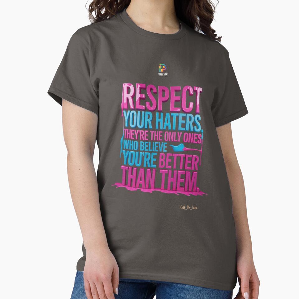 Respect Your Haters – Bold Motivational Street Art Quote by PickMeLGK