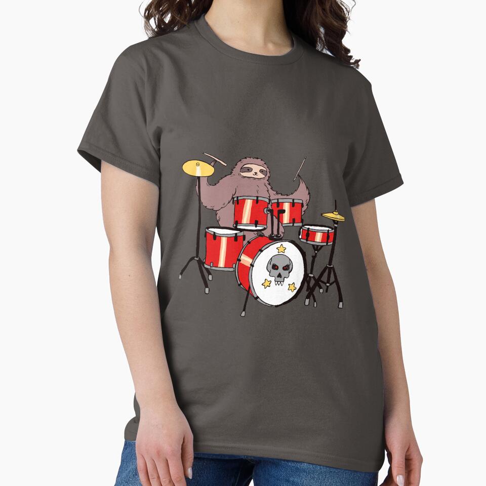 Drum Set Sloth by SaradaBoru