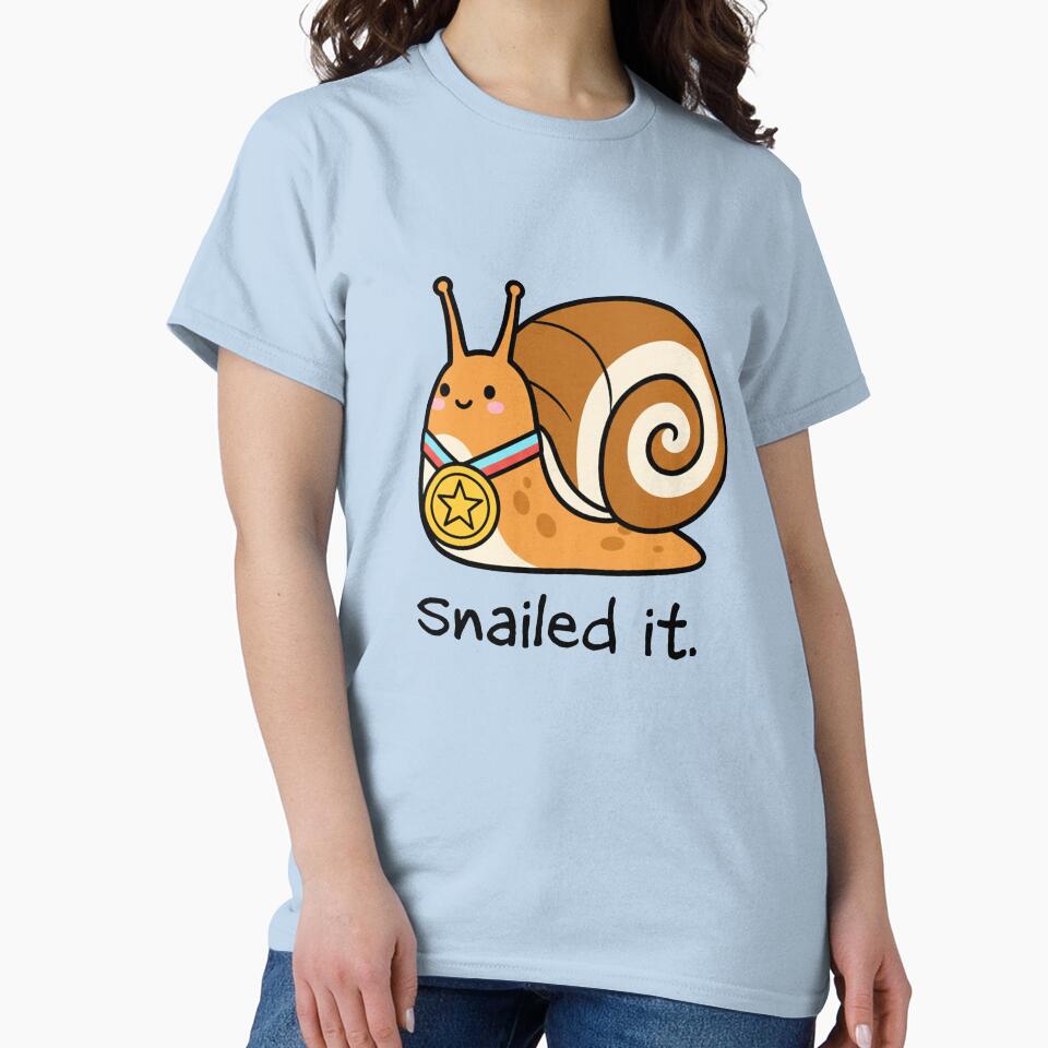Snailed It (orange) by ShirtsTrending