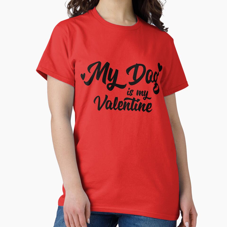 My Dog is my Valentine by BlackCatArtBB