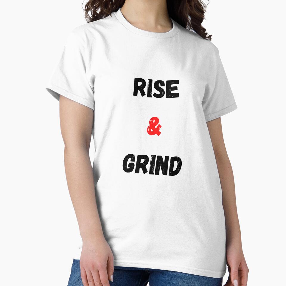 Motivational Quote Rise And Grind by Salman Hino