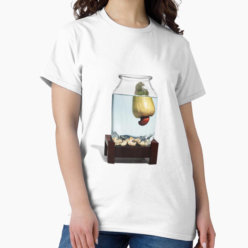 3D Salvador Dali Cashew Aquarium T-Shirt: Surreal Style for Your Wardrobe by toticavalcanti