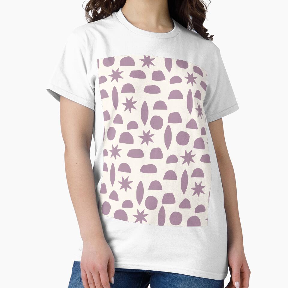 BOHO HENRI MATISSE MAUVE ON CREAM by blomastudios