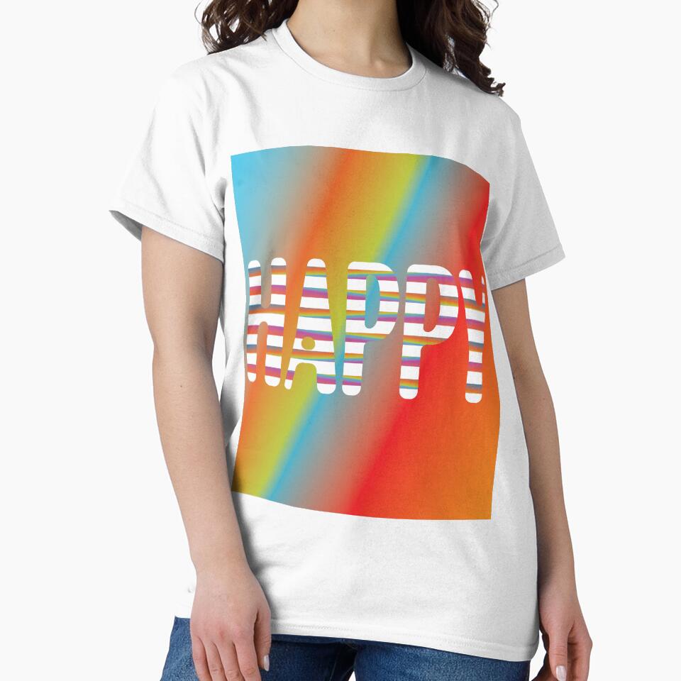 Happy Vibes. The ultimate rainbow design for good vibes! by MiPa78