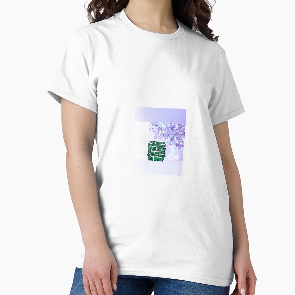 SILENCE SLOGAN STICKER by Manthan Vaghashiya