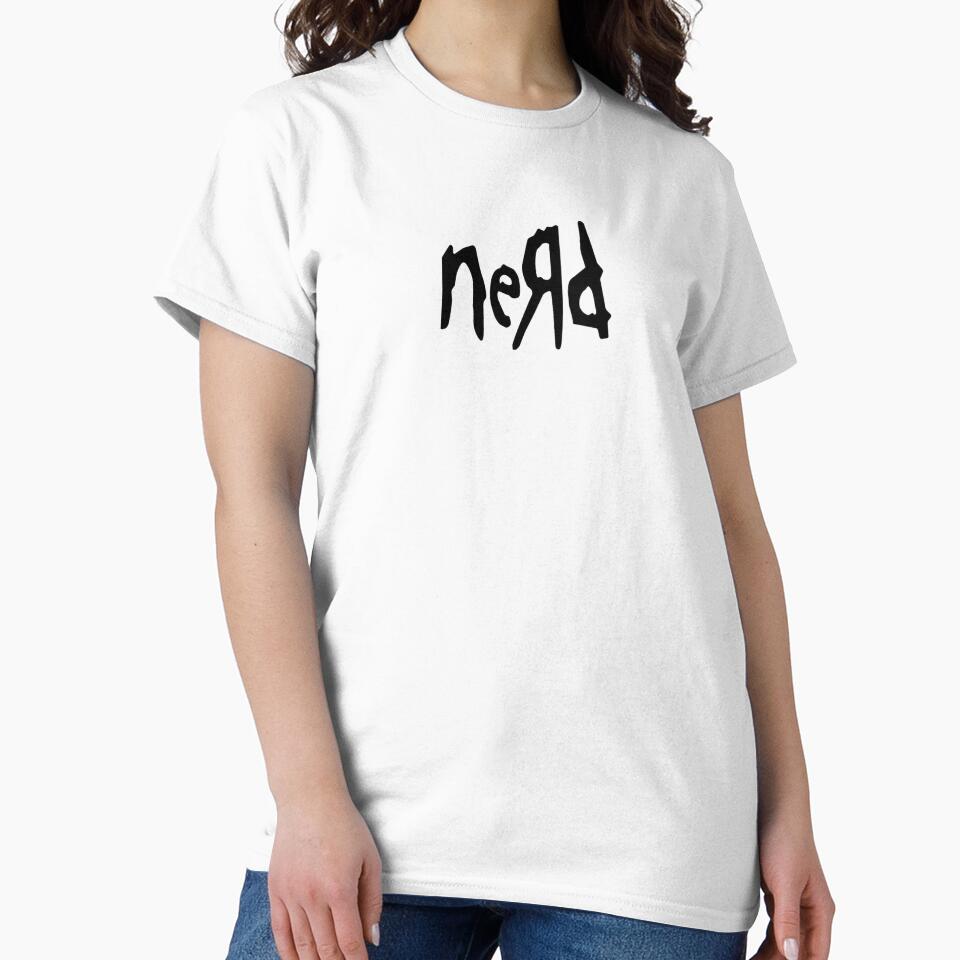 Nerd Backwards Text Design by Oniyasha