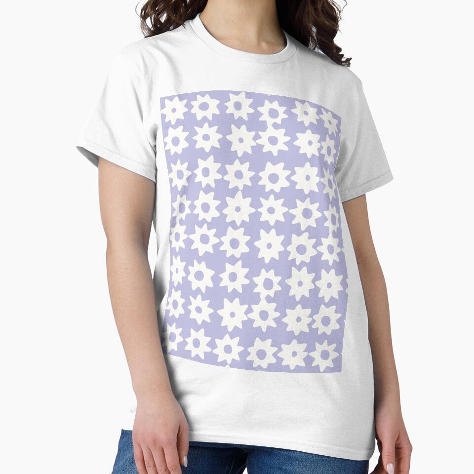 BOHO STAR PATTERN LILAC MAUVE by blomastudios