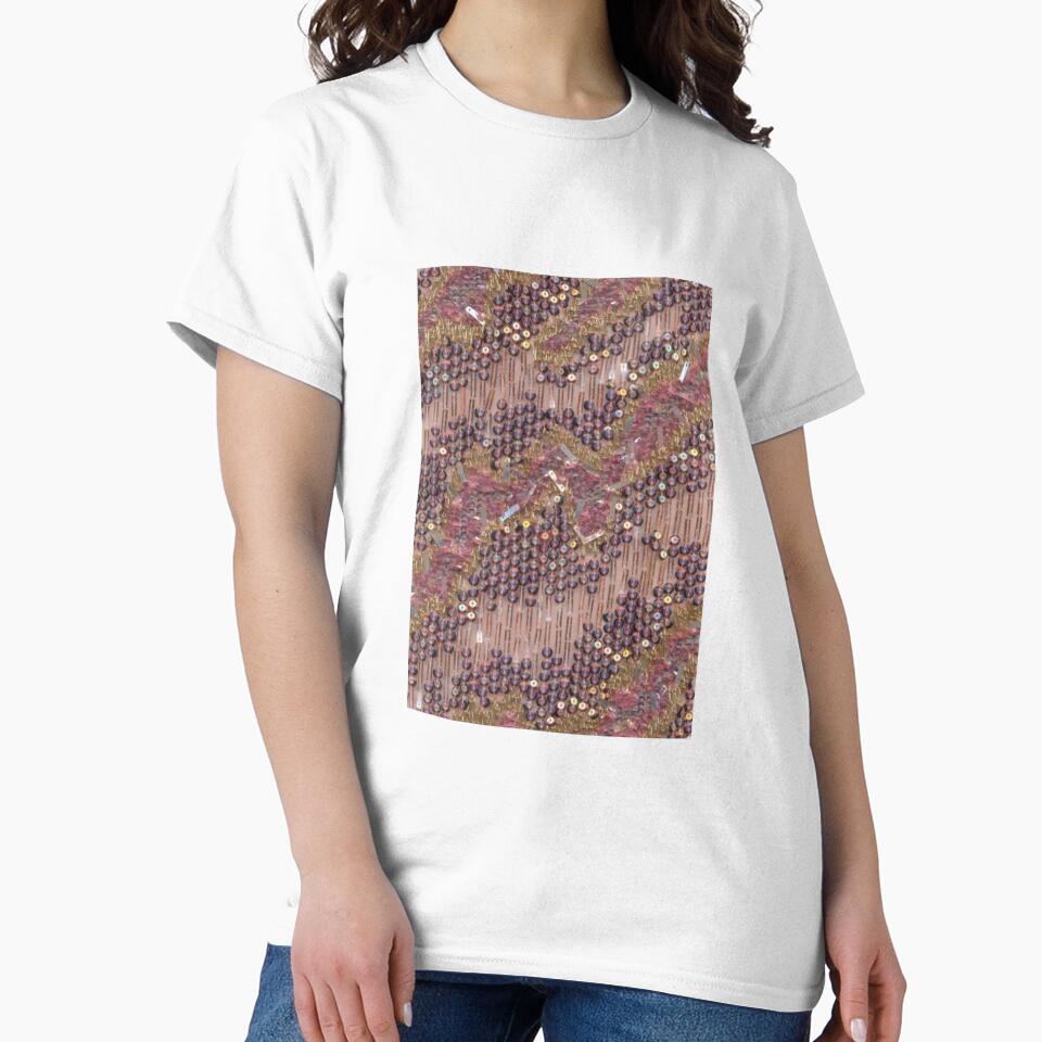 Pink and purple sequin print by KristenST