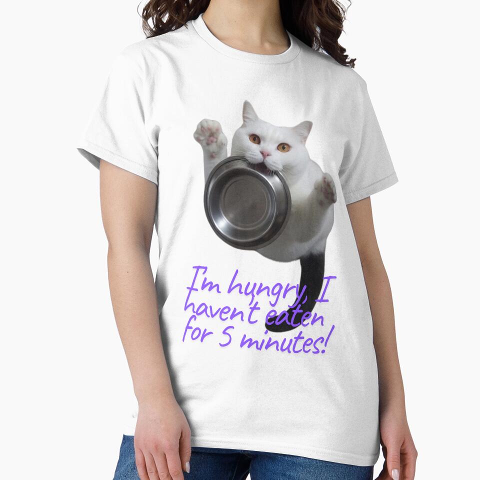 Hungry funny cat by No socks