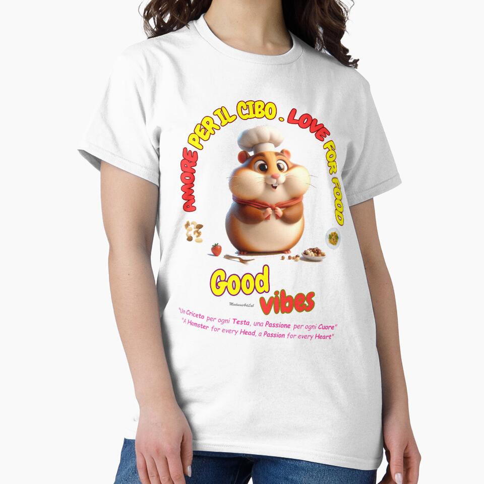 Food-Loving Hamster - Love for Food by MadnessArtLab