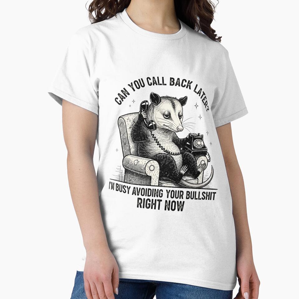 Classic T-shirt "Avoiding Your Bullshit" by cliviny