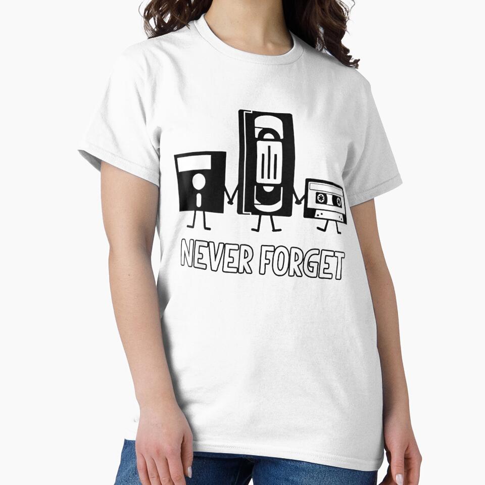 Novelty Mens Never Forget Retro Vintage Cassette Tape by keithldavis