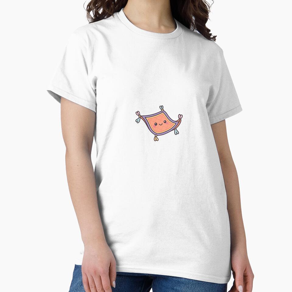 Kawaii flying carpet sticker – magical adventure companion by ClipVictuumArts