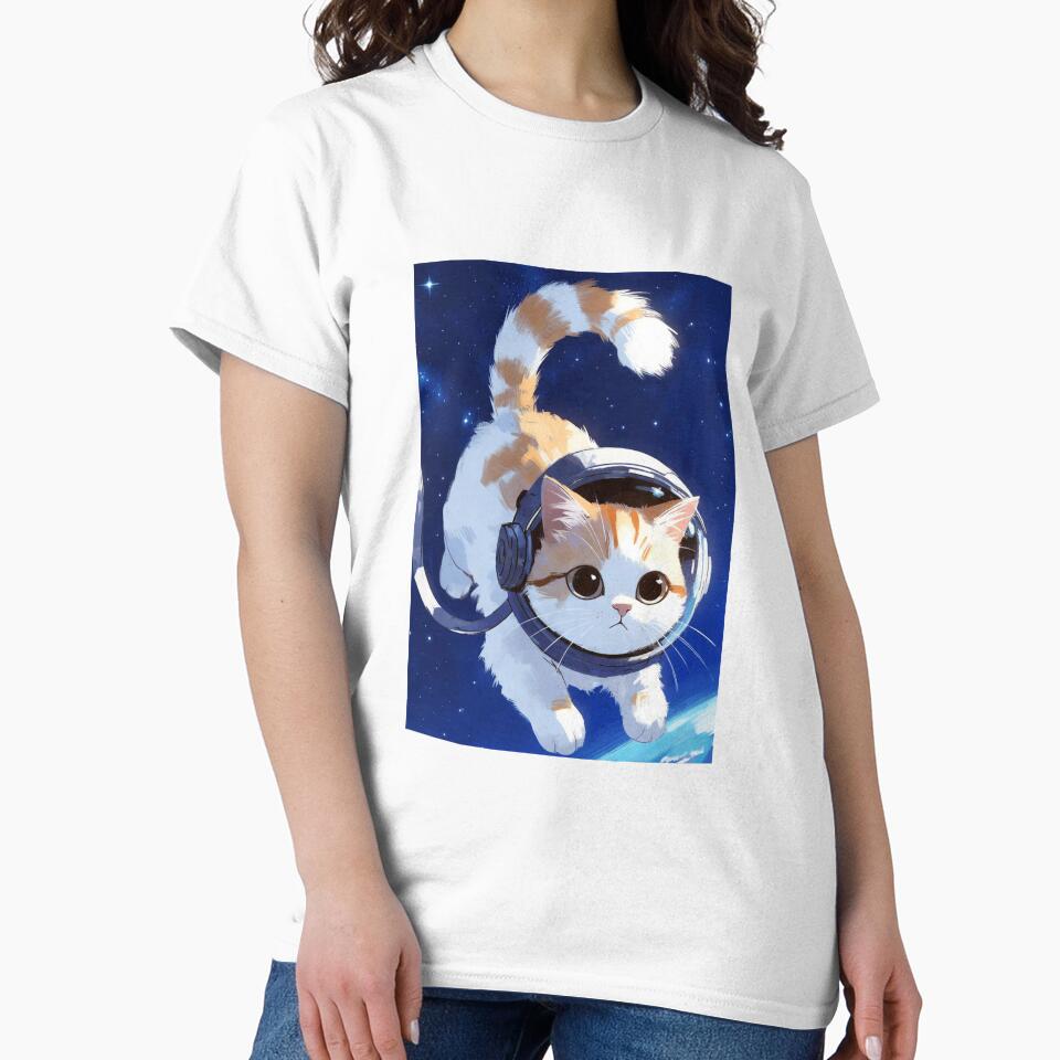 the astronaut cat in outer space by KarenMelissaMz