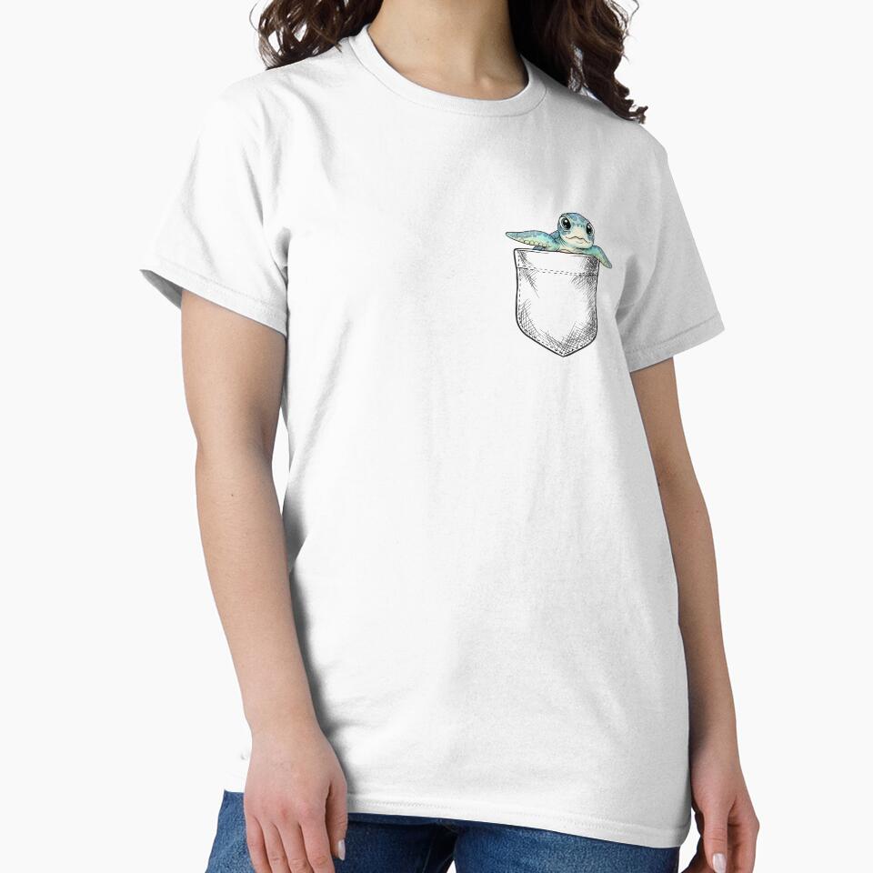 Pocket Baby Sea Turtle Sketch by zoughlal