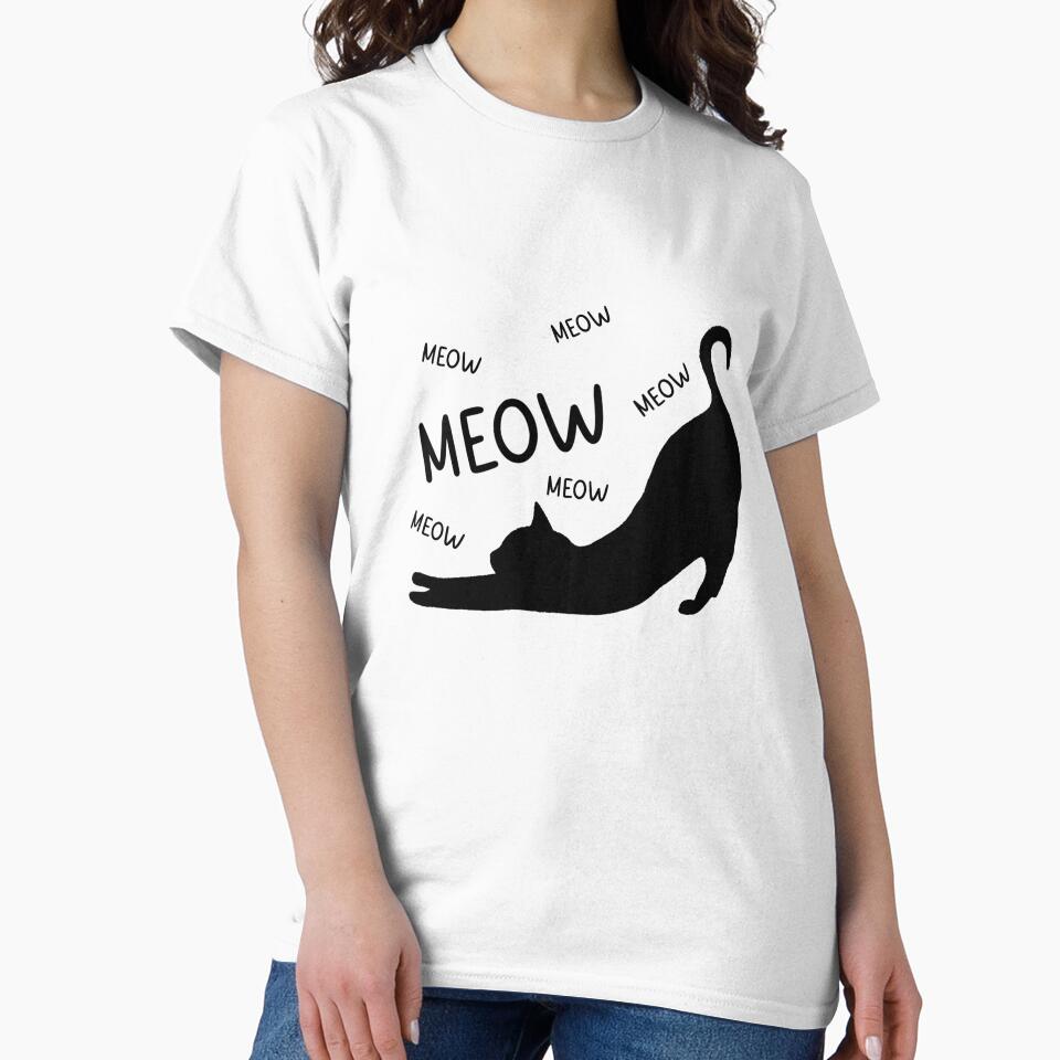 Funny Cat Meow Meow Meow by KittyCatPrintThat