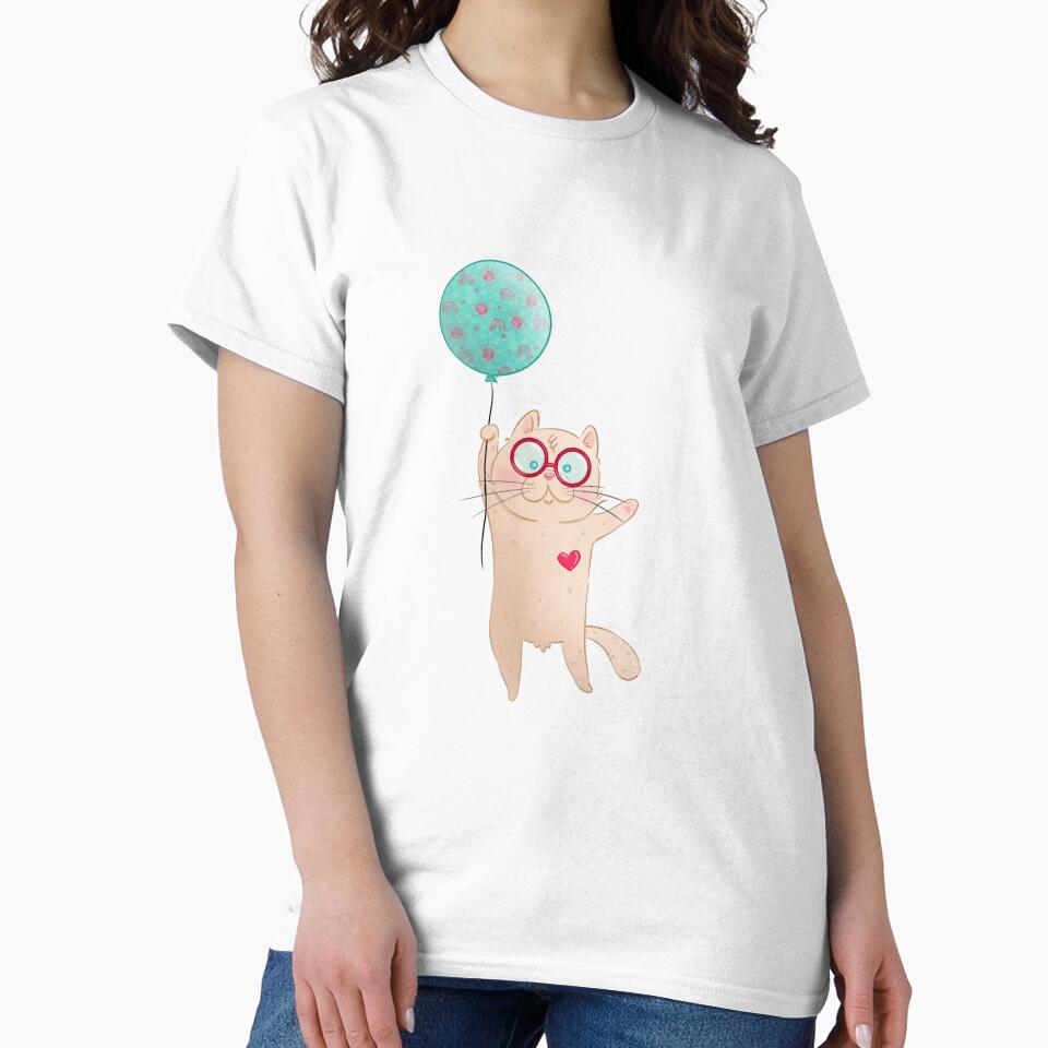Goofy Cat with Balloon by sankura