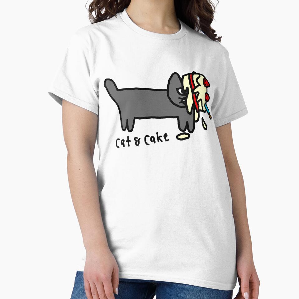 cat and cake by fishcakeclub