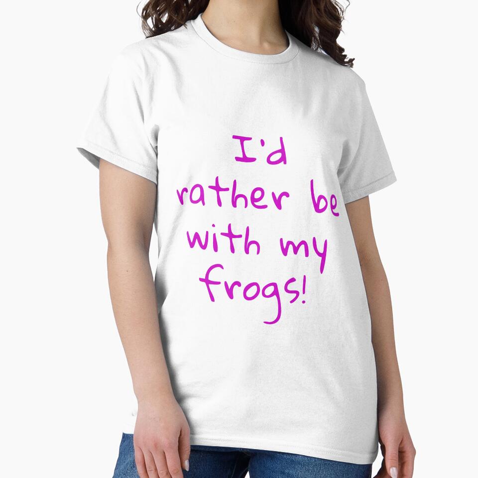 I'd rather be with my frogs! by RiddlerReptiles