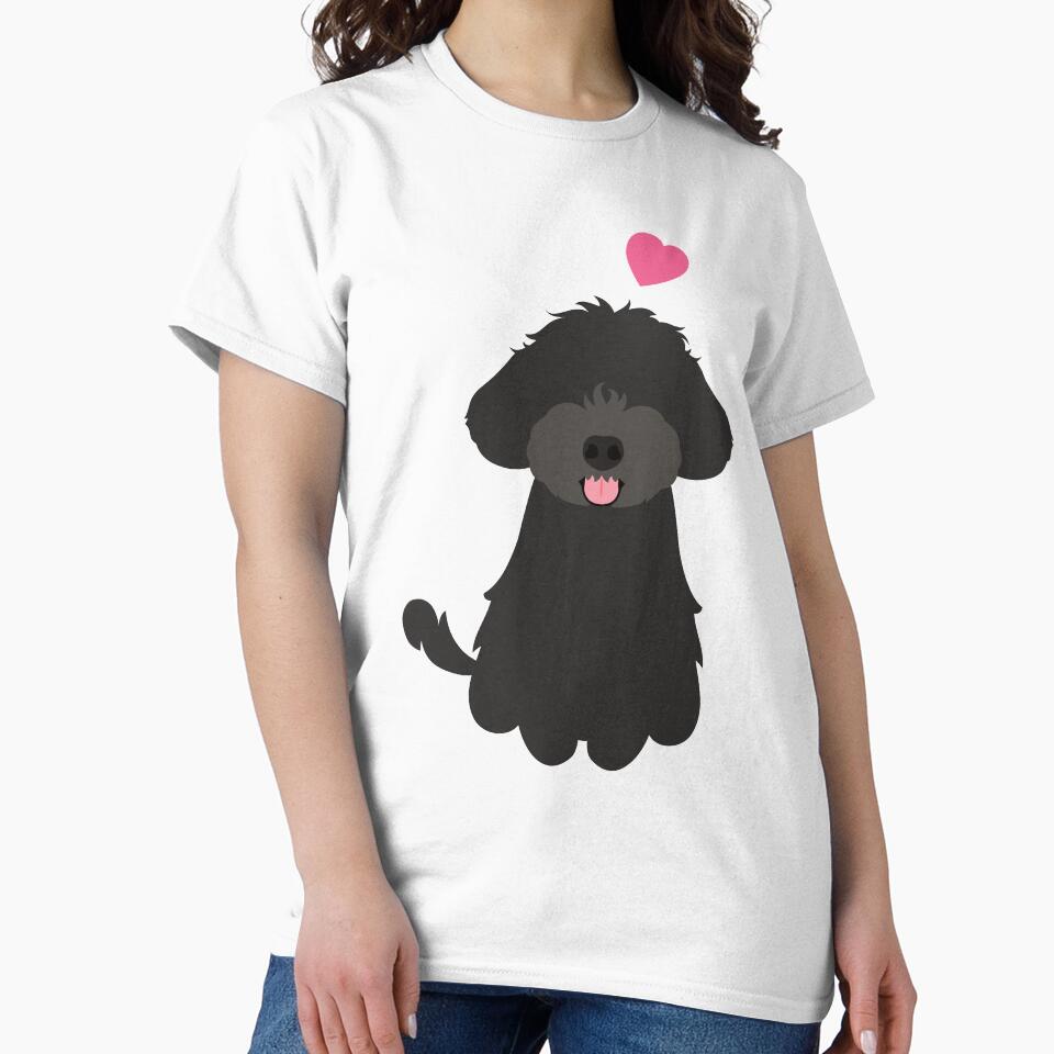 Love Black Yorkie Poo Yorkipoo by Lulupainting