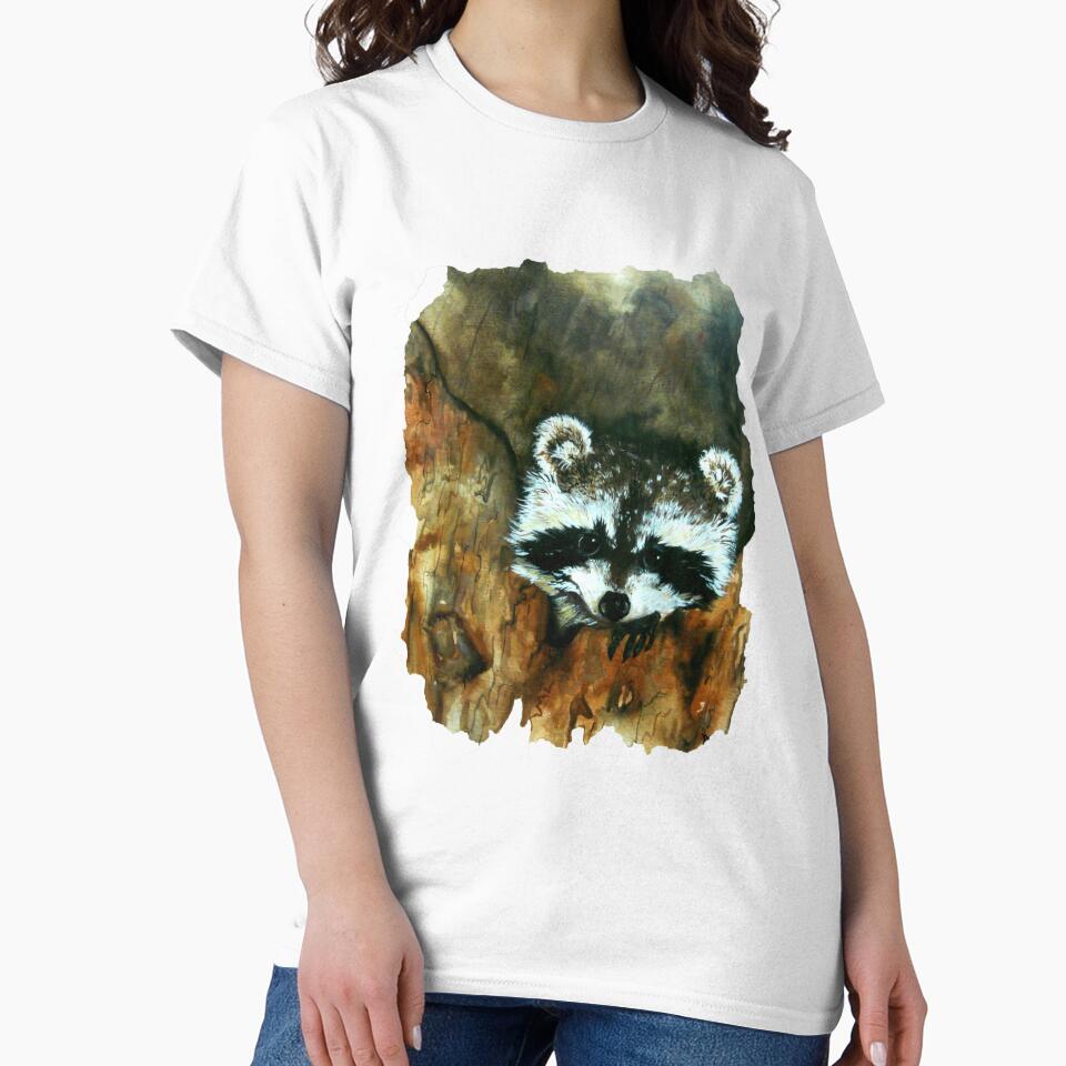 Curious Raccoon by Donna Genovese