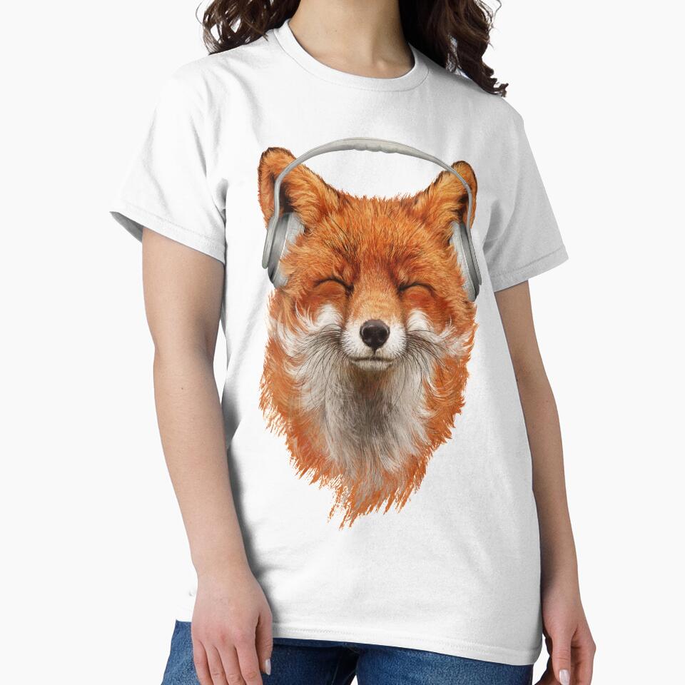 Smiling Musical Fox by 38Sunsets