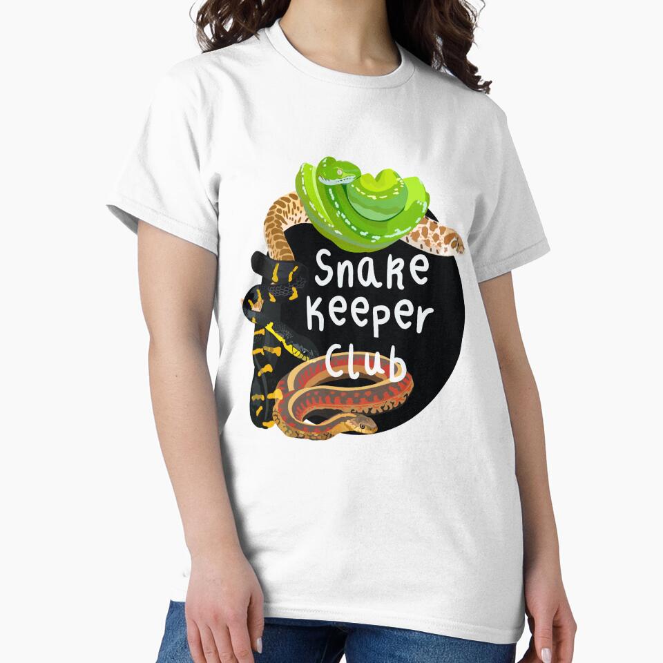 S is for Snake Keeper Club ,Snake Keeper Club – Reptile Enthusiast and Herpetology Lover Design by PrettylittlepastelUk