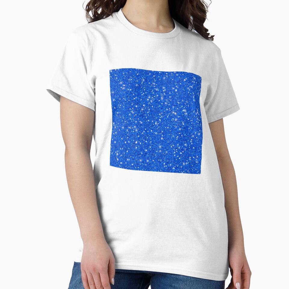 Printed image of sparkling blue glitter v32 by JaReVa