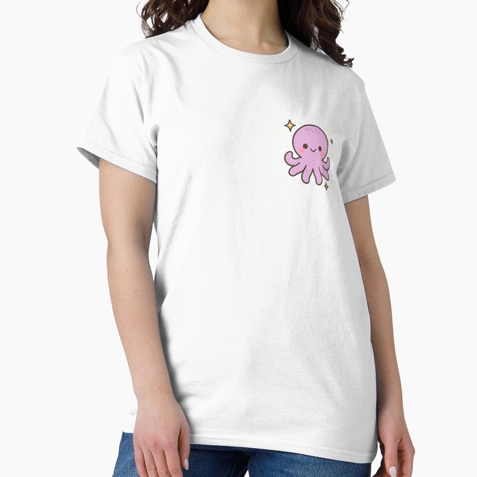 Sealife Kawaii Octopus ⭐ Cute Cartoon Ocean Animal Gift for Octopus Lovers by ChillTofu