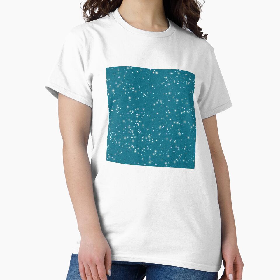 Printed image of sparkling azure glitter v12 by JaReVa