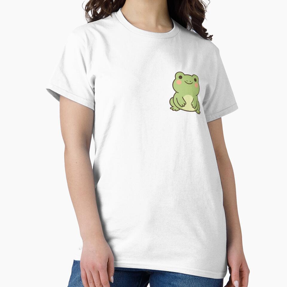Cute Kawaii Frog – Adorable Cartoon Animal Gift for Frog Lovers by ChillTofu