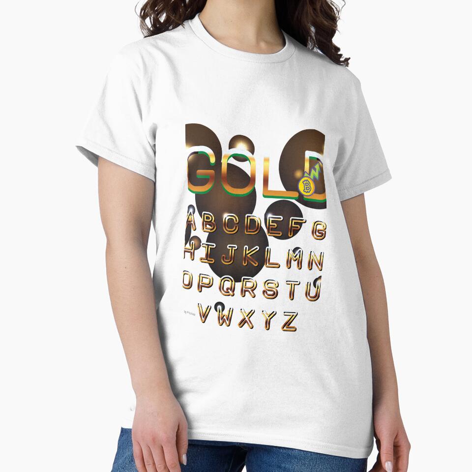 Elegant and simple Gold printed design by Prishea by Prishea