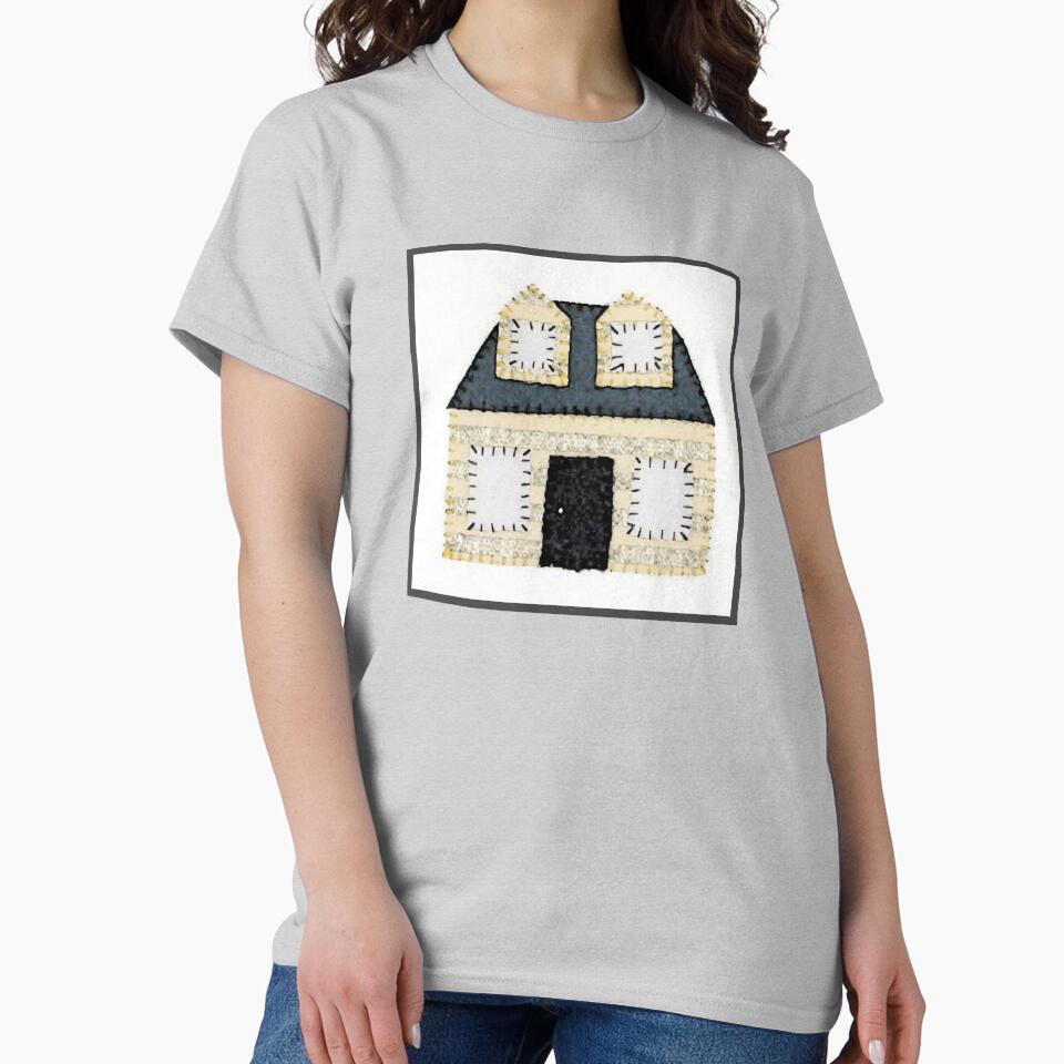 Excerpt from 3 Houses #1-Yellow House by ErinBrieArt