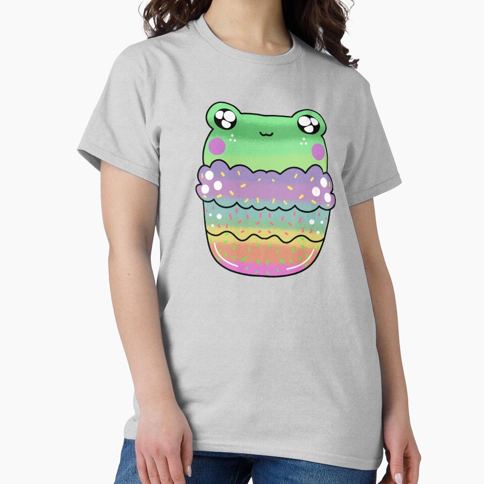 Cute kawaii frog chibi cake by Quacktails