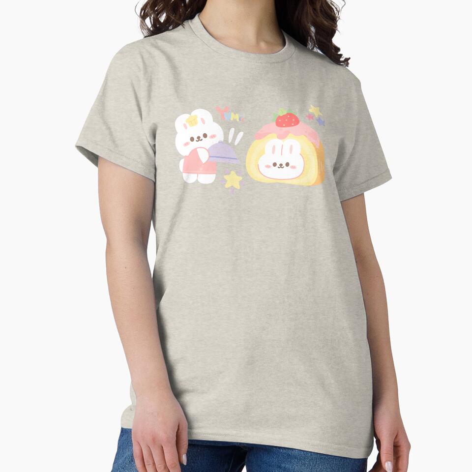 Kawaii  Strawberry Cake Shirt by chipmuckdesignn