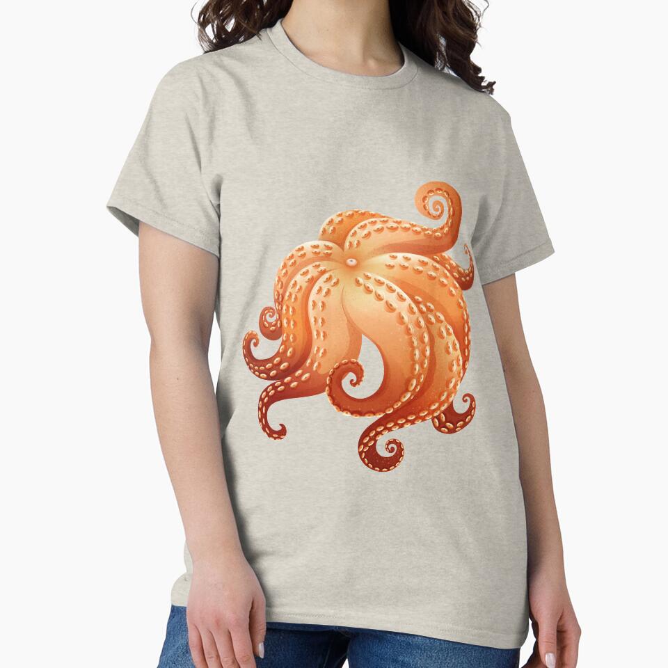 Funny Octopus Pattern, Cute Octopus Sweatshirt by Ristinga