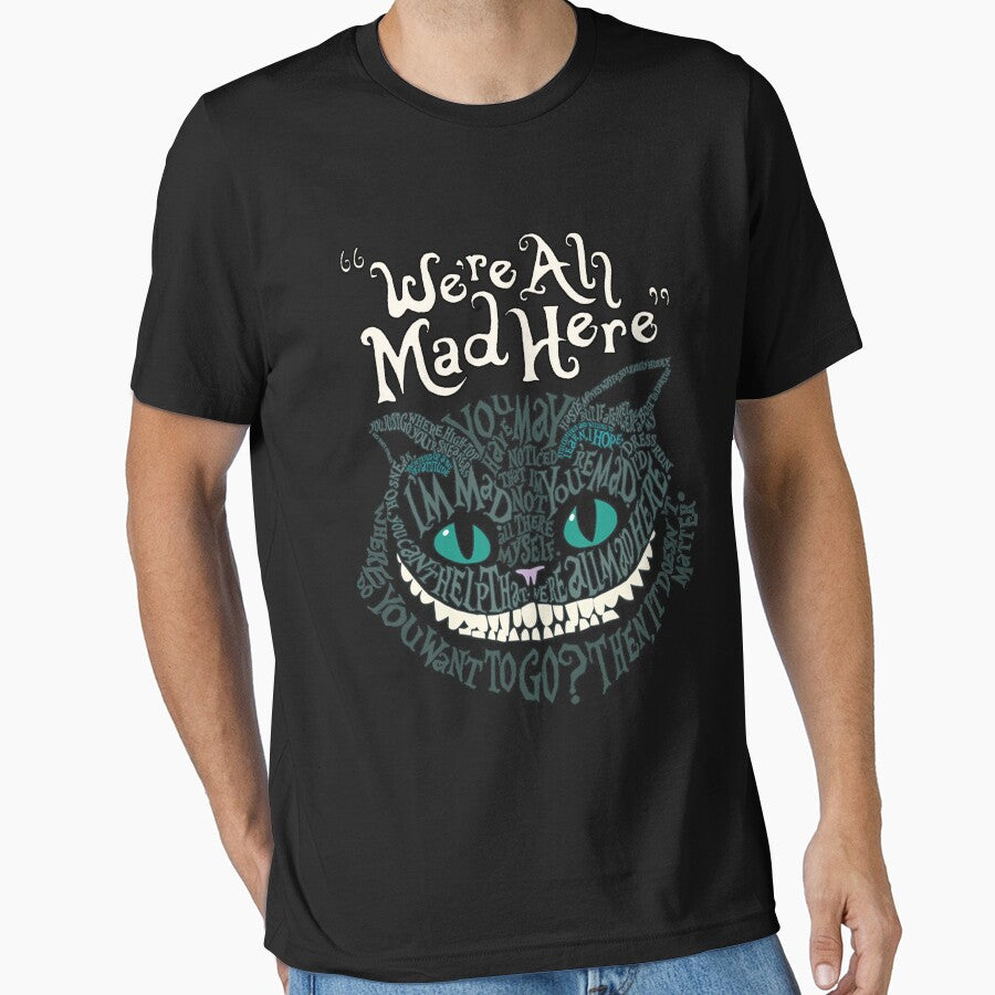 Cheshire Alice Cat We're All Mad Here Wonderland by Jatin Devgan