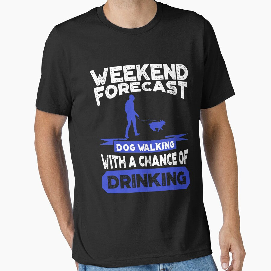 Funny Dog Walking Shirt by Dan66