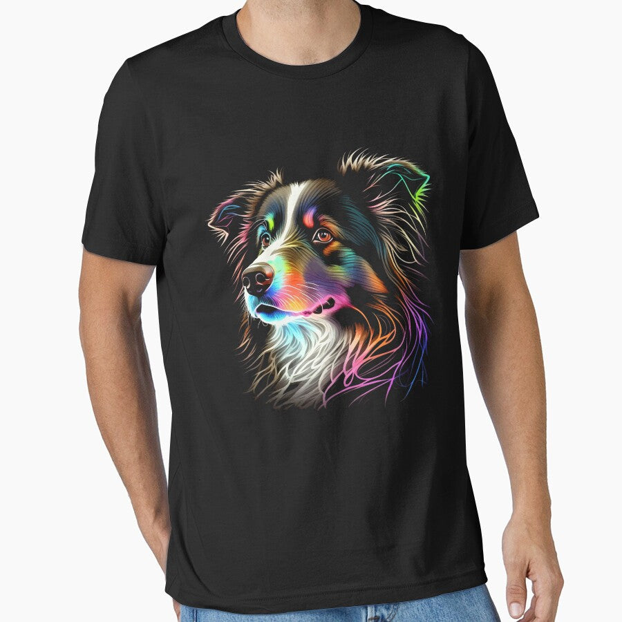 Border Collie Colorful For Dog Owners by Madine Design