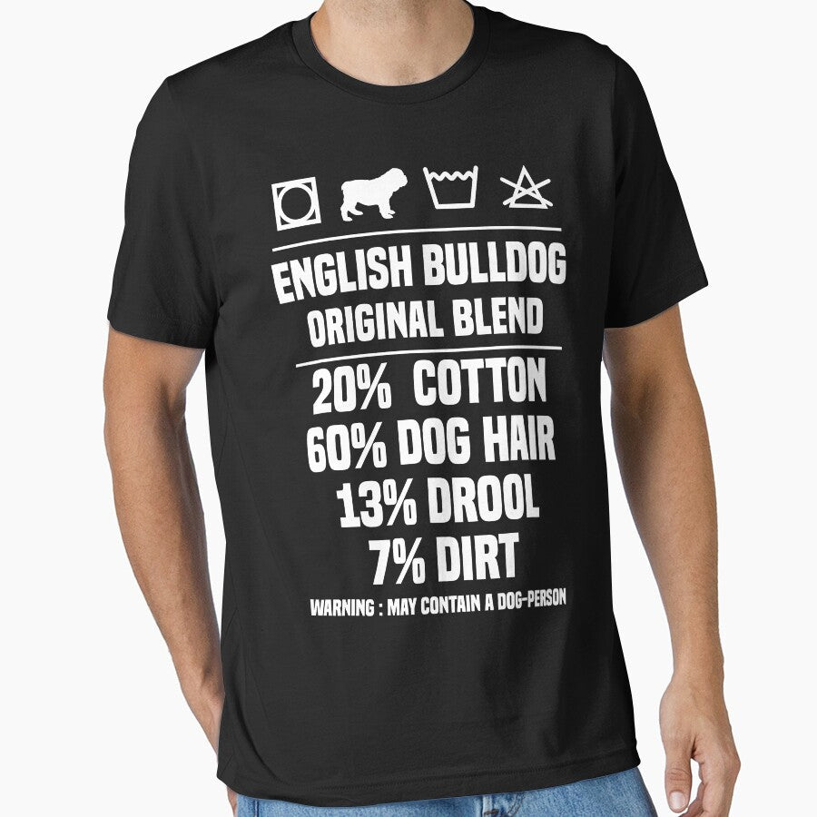 Funny Original Blend English Bulldog Dog by HenningMadsen