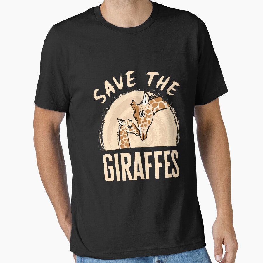 Save the Giraffes Wildlife Activist Elephant Lover by jaygo