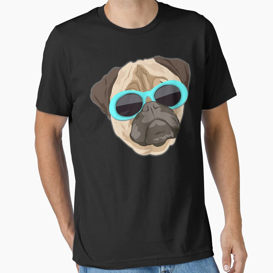 Funny Clout Goggles Pug Dog EDM Copy by IanSummer53