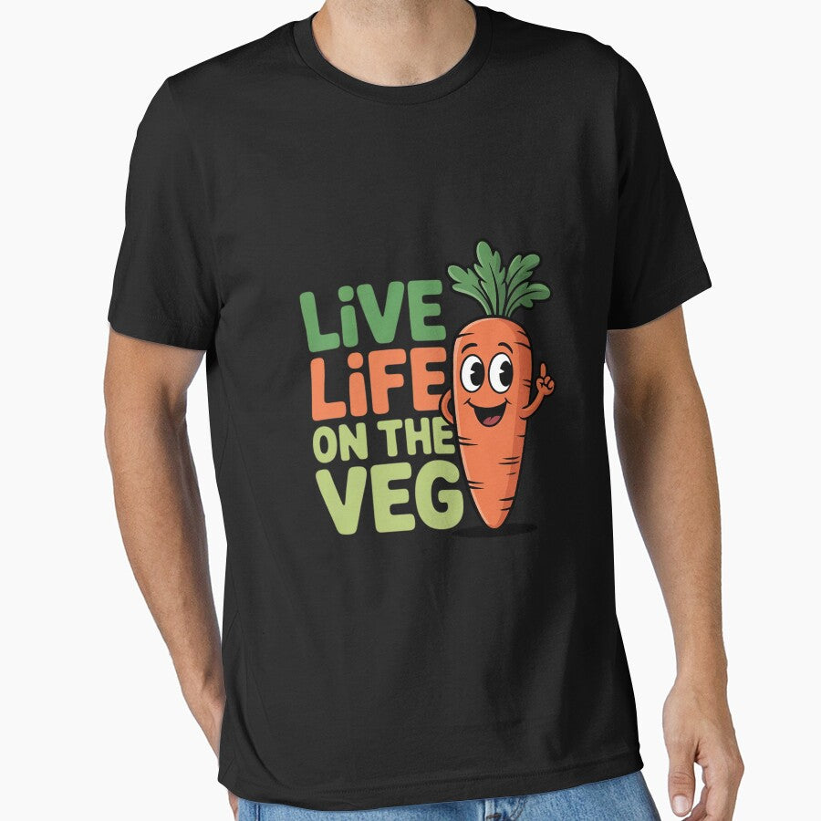 plant based carrot with Vegan Slogan by MatthewJordas