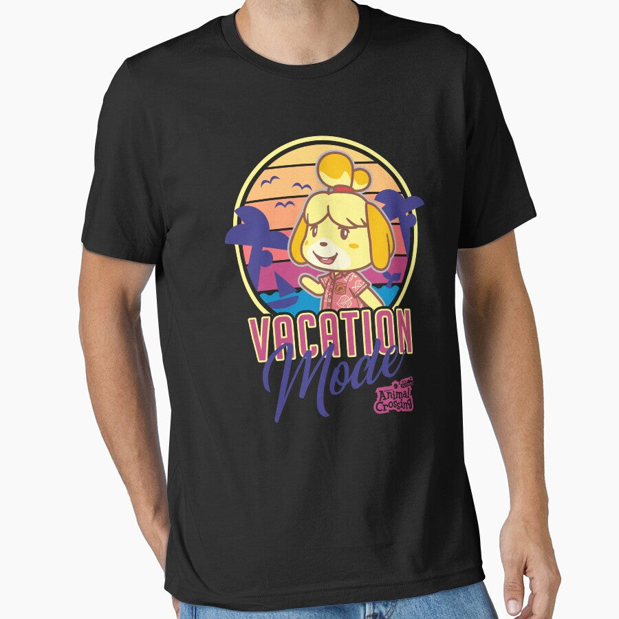 Animal Crossing: New Horizons Isabelle Vacation Mode Vintage by FifthSun