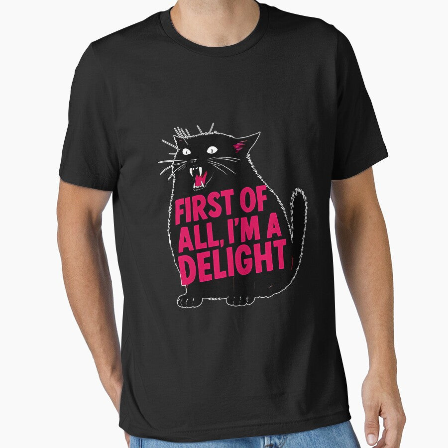 First of All I'm a Delight Roaring Black cat by KristineLi