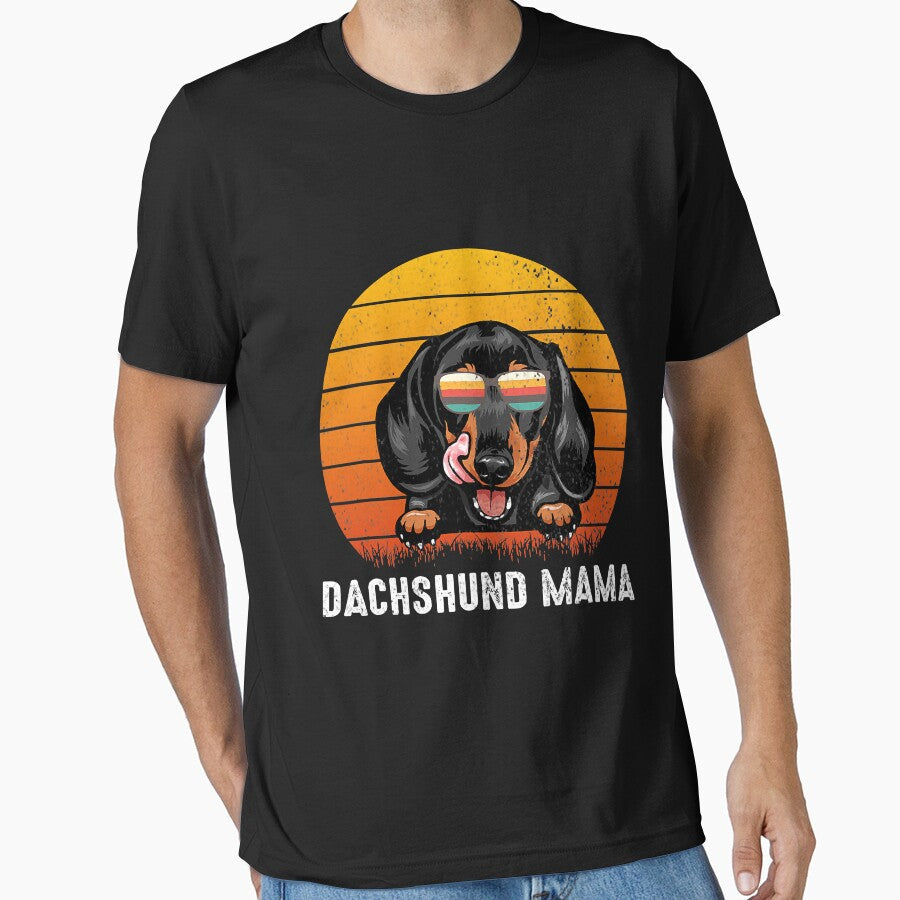 Vintage Dachshund Mom Funny Dog Lover by HenningMadsen