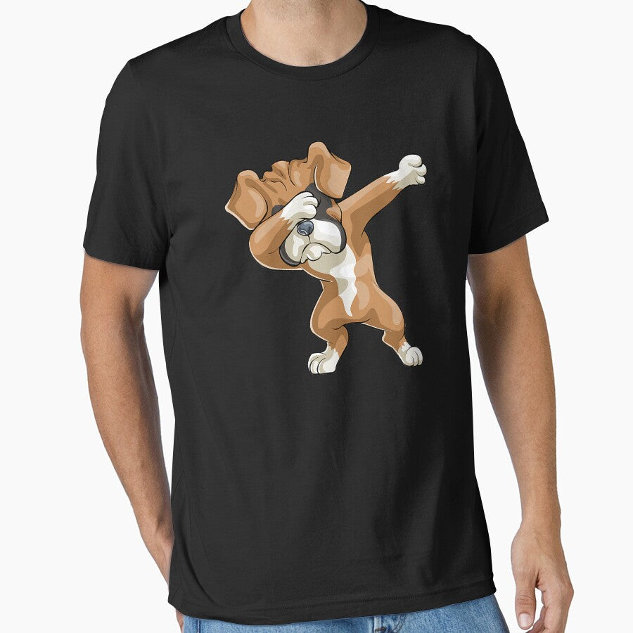 Dabbing Boxer Dog Gift Funny Dab Gift Puppy by BernardMurray
