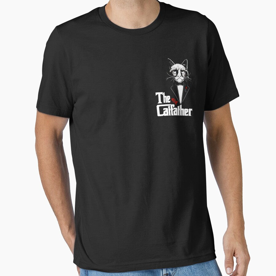 The CatFather Funny Cat Dad- Cat Lover Gifts For Men Fathers Day Birthday by Simeon	 Dorelus