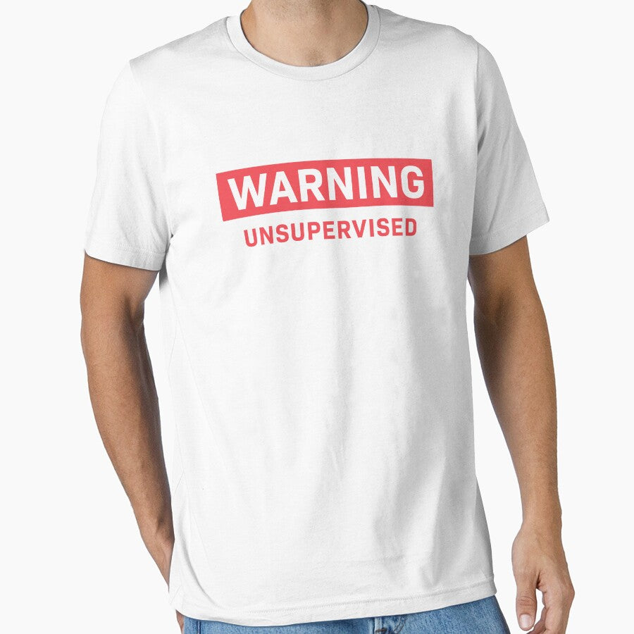 Warning Unsupervised by MightyOwlDesign
